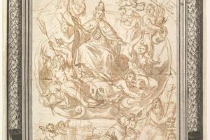 素描合集-attributed to Andrea Celesti--Allegory of Venetian Power