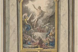 素描合集-Louis Lagrenée--The Resurrection