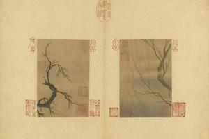 寒枝册页（装裱）-画册