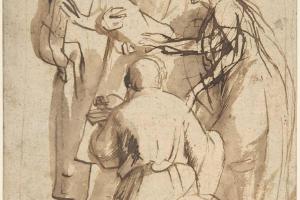 素描合集-Peter Paul Rubens--Presentation in the Temple