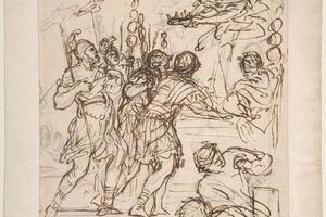 素描合集-Pietro da Cortona--Study for the Age of Bronze