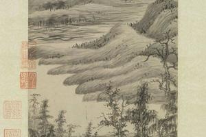 溪山新雨轴