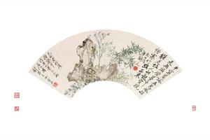 扇面山水花卉册-画册