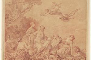 素描合集-Jean-Baptiste Marie Pierre--The Rape of Europa