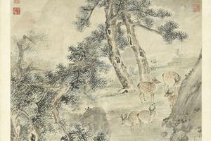 百禄图轴