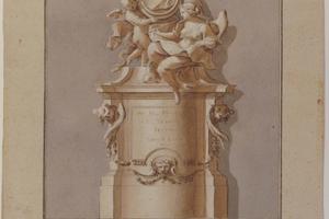 素描合集-Pietro Bracci--Design for a Tomb2