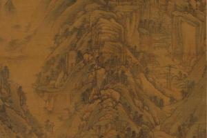黄公望天池石壁图轴