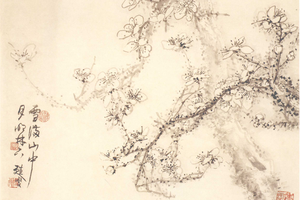 雪满山中月明林下