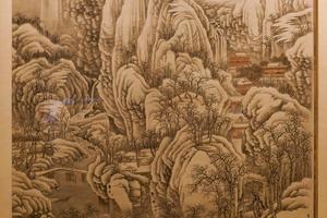 雪景山水轴