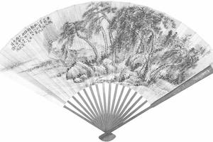 溪岸图
