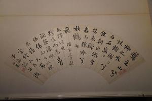 节临苏轼书罗池庙碑扇页