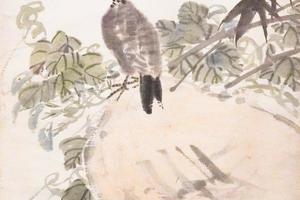 风竹花鸟