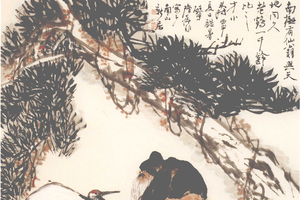 松鹤寿考图