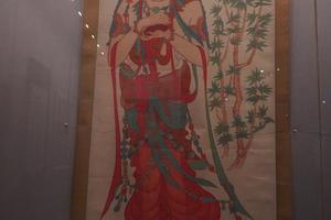 临摹初唐璎珞大士图轴