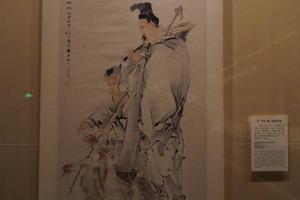 羲之爱鹅图轴