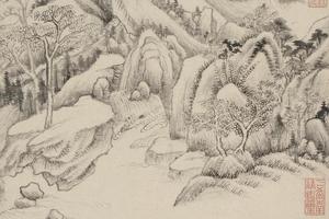 仿古山水册（十开）