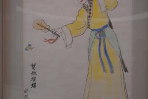 宝钗扑蝶