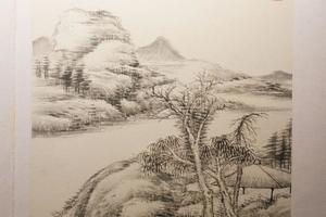 仿古山水册