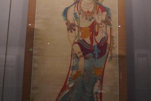 临摹初唐璎珞大士图轴