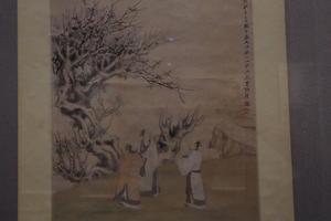 仿李龙眠三高图