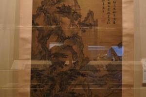 渡头帘影图轴