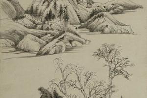 锡山烟霞图轴
