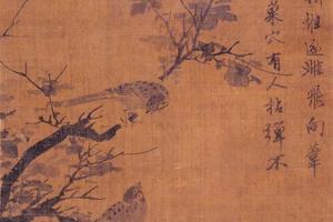椿树双雀图