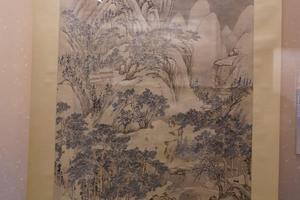 设色雪景图轴