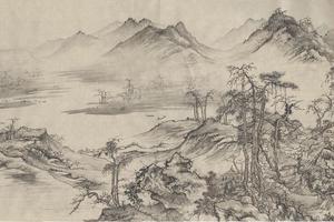 临元人山水