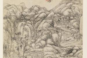 清初六大家集册-王原祁山水页