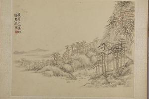 吴麐仿古山水册