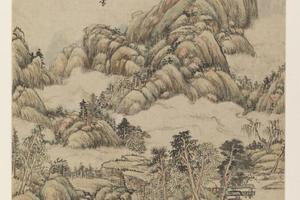清初六大家集册-王原祁夏山图册页