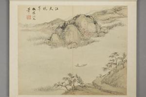 王宸山水册－仿徐幼文笔