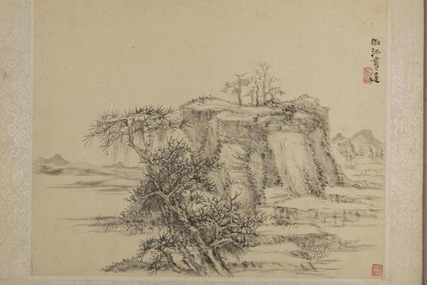 吴麐仿古山水册