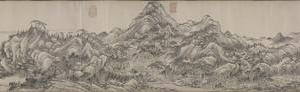 钱维城棲霞山全图卷