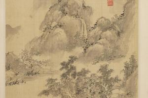 祁豸佳楷书唐人七律诗页