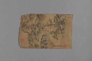 董邦达等五家山水册-董邦达山水页