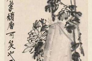 吴俊卿菊花轴