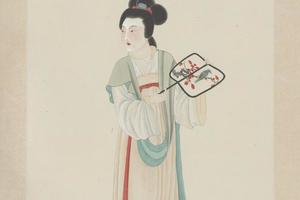 谢稚柳仕女图轴