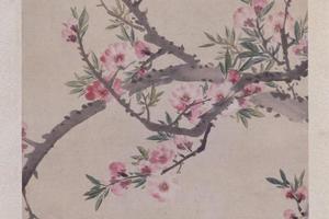 张熊四季花卉屏