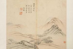 沈颢山水册