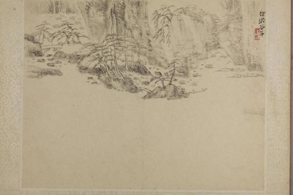 吴麐仿古山水册