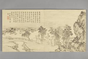 董邦达画弘历拟古诗意图册
