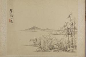 吴麐仿古山水册