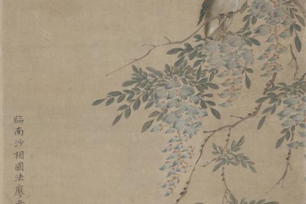 廖云锦花鸟屏
