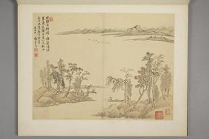 杨晋山水册