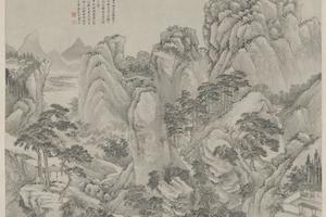 王翚仿董巨嵩岳图轴