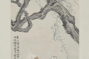 陆恢柳鹅轴