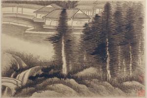 龚贤山水册