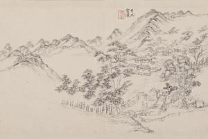 陆遵书山水册